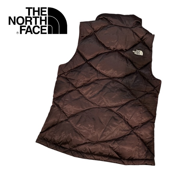 The North Face 550 Women’s Eggplant Puffer Vest - Size M‎ - Picture 2 of 5